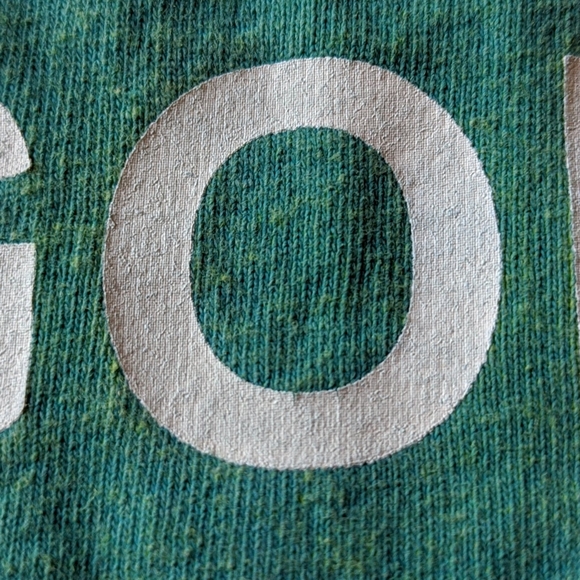 GOLF WANG Tiger Stripe Green Blue Tee RARE Sz XL - Picture 7 of 11